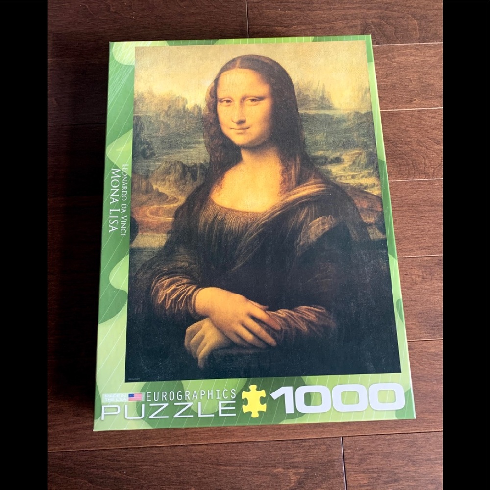 Eurographics Mona Lisa By Leonardo Da Vinci 1000 Piece Puzzle